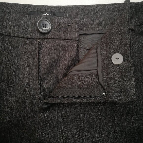 Mossimo Stretch Ladies Size 12 Charcoal Color Slight Flare Dress Pant - Picture 7 of 11